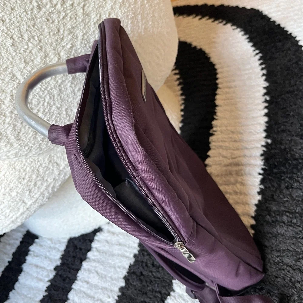 Water-resistant Purple Computer Backpack - Picture 2 of 8